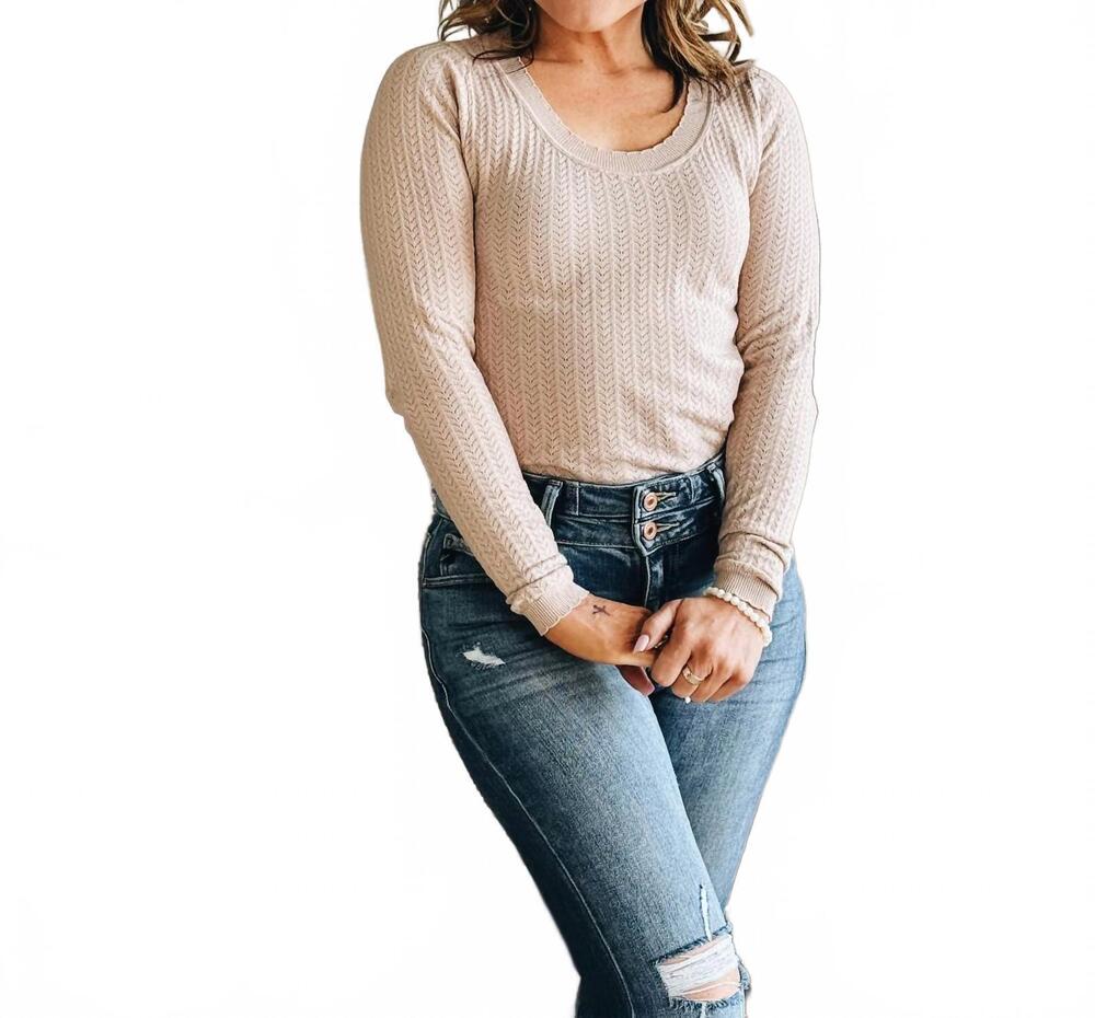 NEW BLUIVY the aligned base top in beige